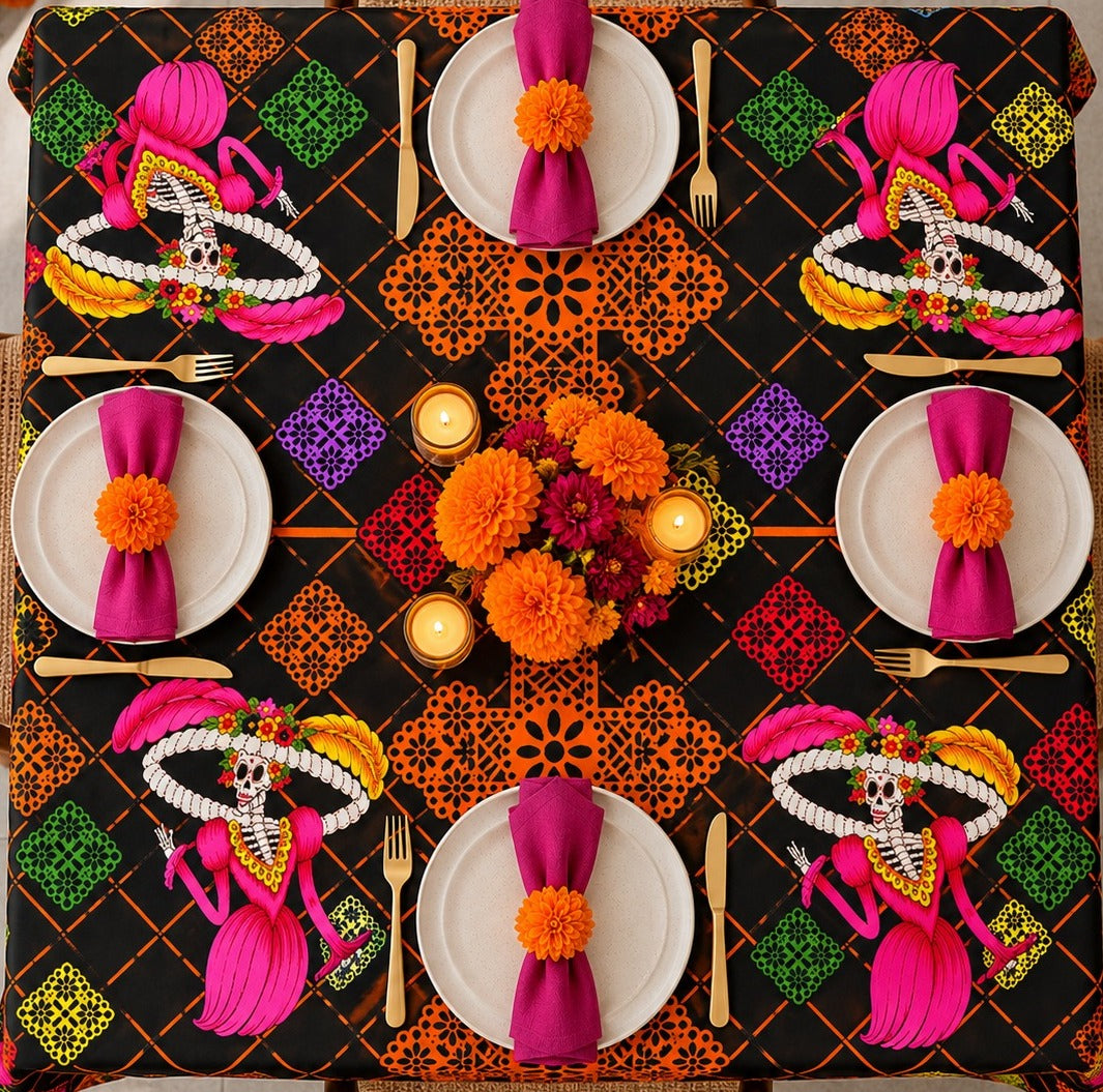 Mantel Día de Muertos - Señora Muerte