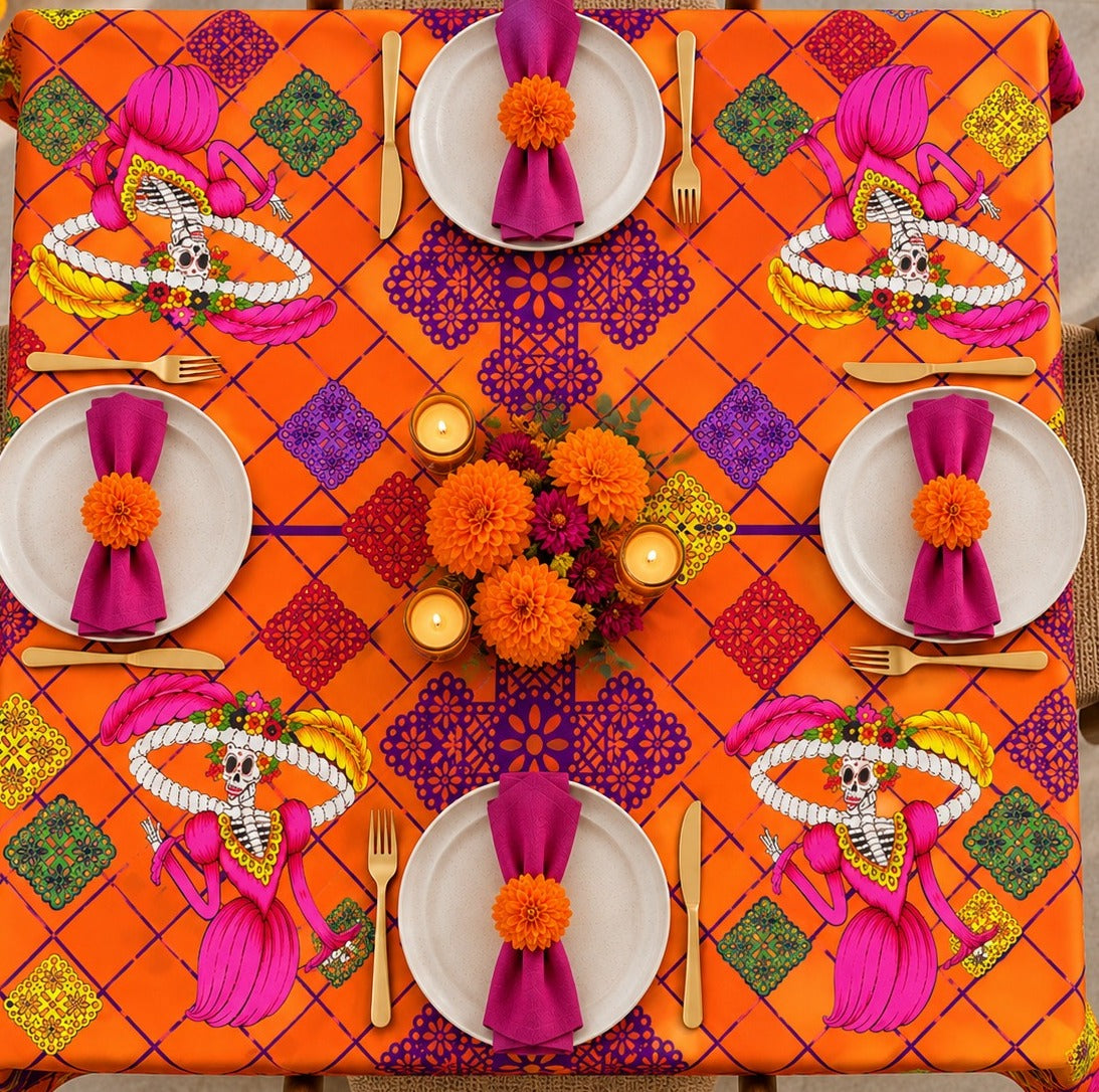 Mantel Día de Muertos - Señora Muerte