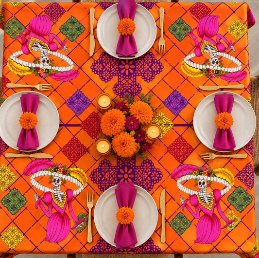 Mantel Día de Muertos - Señora Muerte