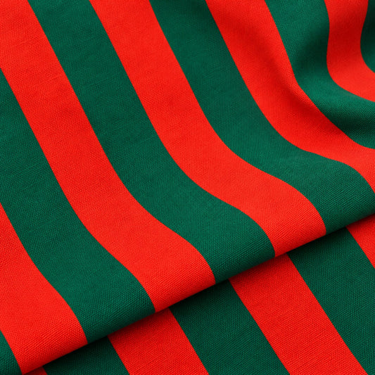 Half panama raya 6cm rojo verde
