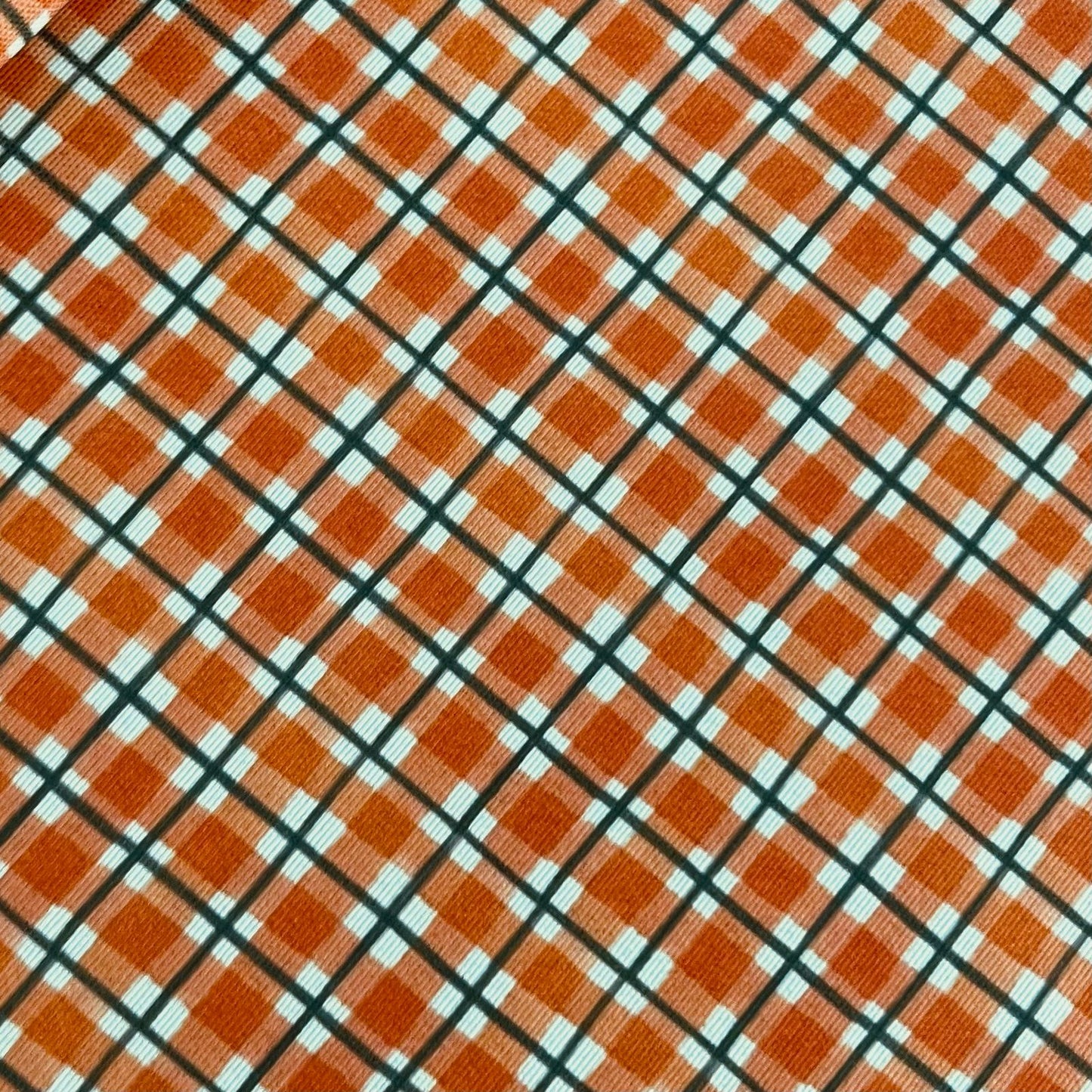 Half Panama Tartán Naranja Otoño
