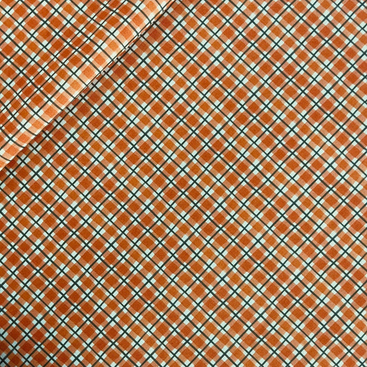 Half Panama - Tartán Naranja Otoño